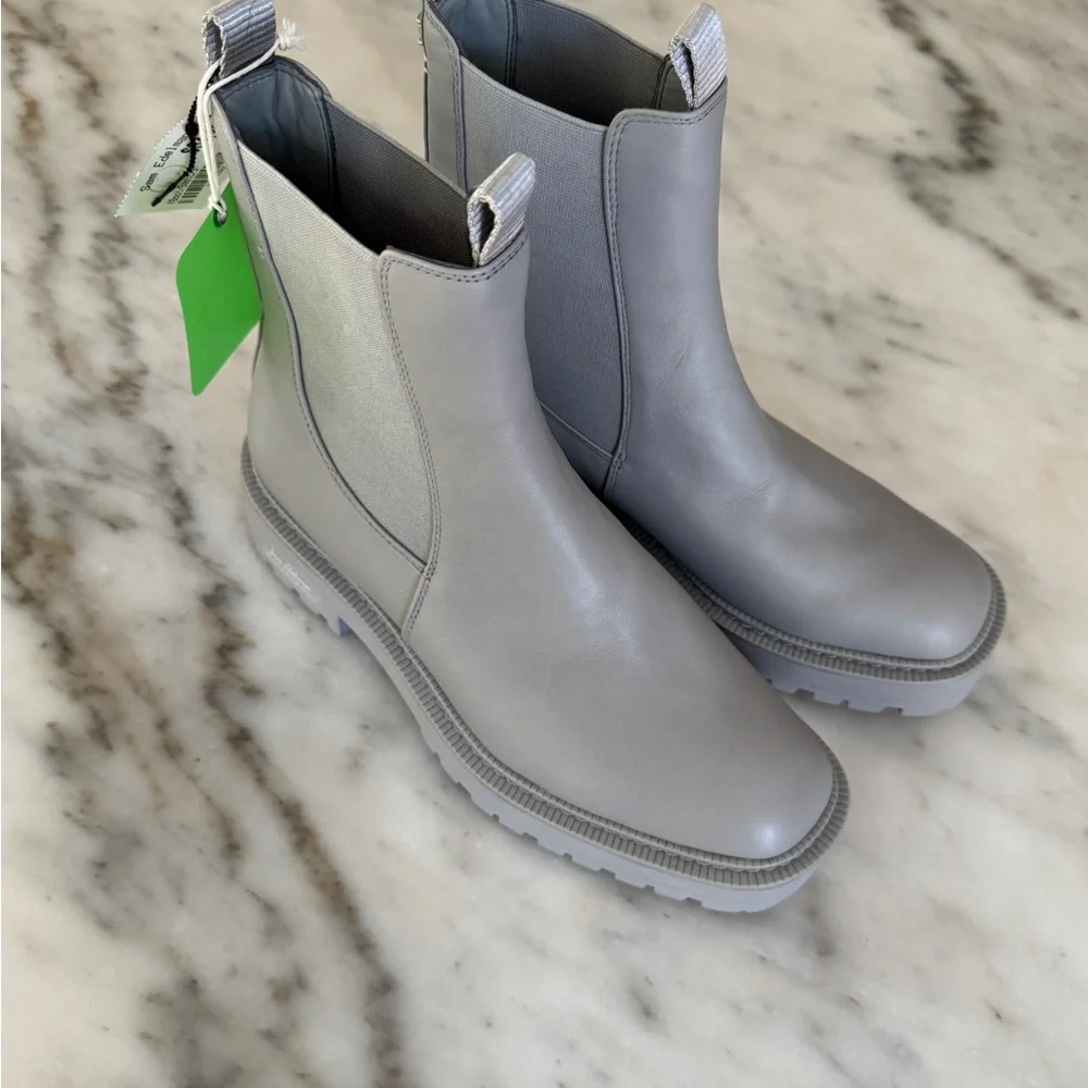 NWT Sam Edelman ♡ Laguna Chelsea Boot Pebble Grey - Picture 3 of 7